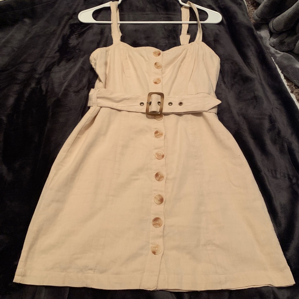 Cream Mini dress